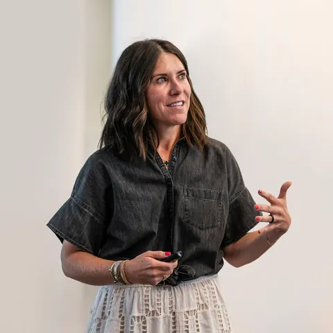 Shannon Fitzgerald presenting